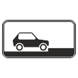 Дорожный знак 8.6.5 «Способ постановки транспортного средства на стоянку» (металл 0,8 мм, I типоразмер: 300х600 мм, С/О пленка: тип А коммерческая)